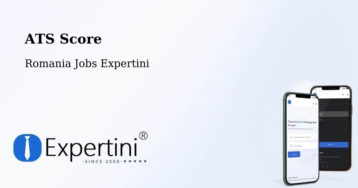 Resume ATS Score & Job Description Match Tool – Borca - Romania Jobs Expertini