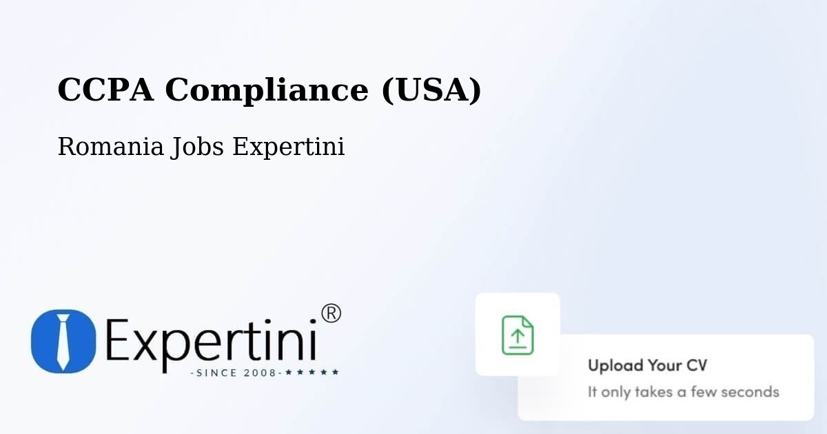 CCPA Privacy Rights & Compliance Notice – Borca - Romania Jobs Expertini