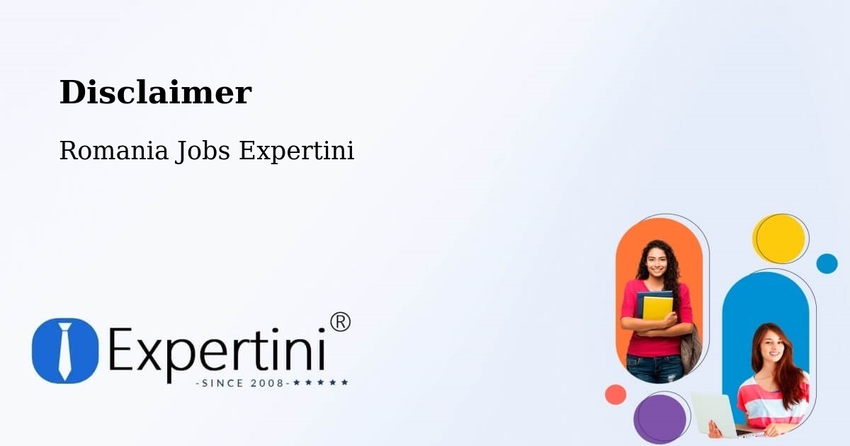 Disclaimer – Borca - Romania Jobs Expertini